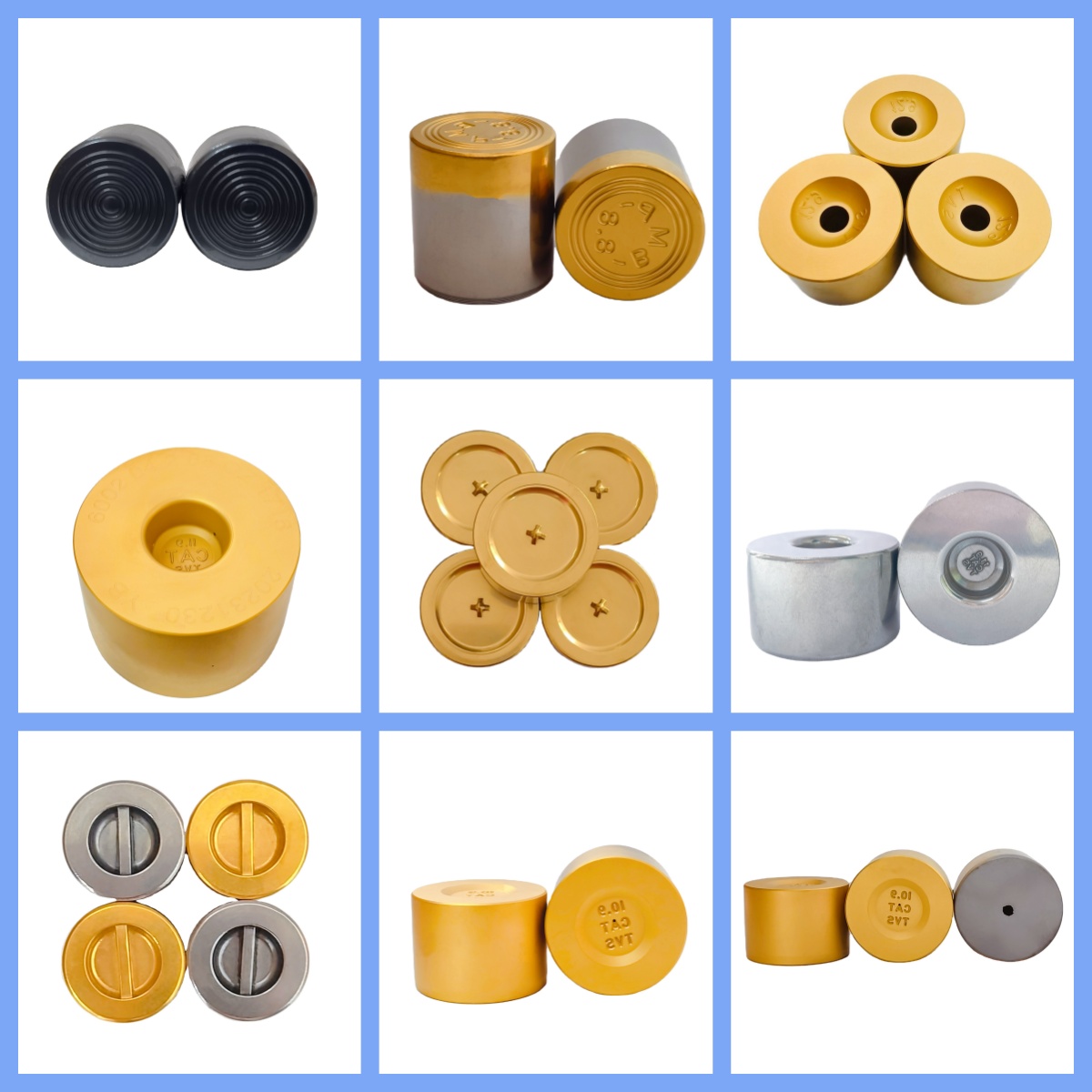 Punch Pin for Auto Parts Manufacturers Customized Tungsten Carbide HSS Punches Customized Lettering Patterns