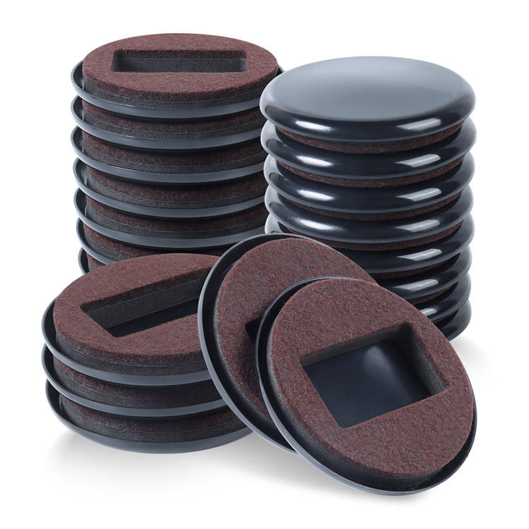 Furniture Caster Cups, Sofas Beds Chairs Wheel Pads, Protect Carpet Floors Prevent Scratches Reduce Noise