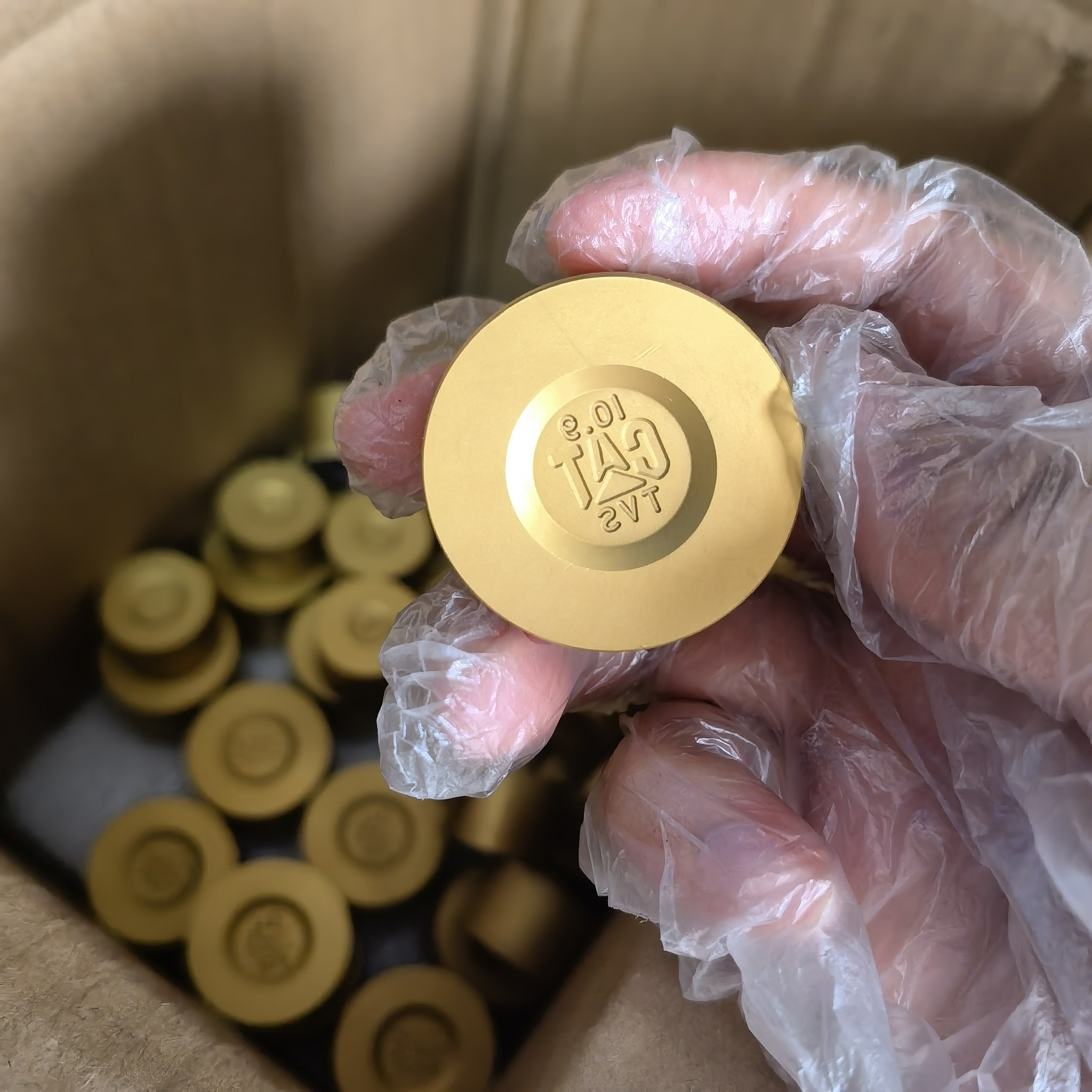 Yellow  Coating  Header Punches Used to Make Auto Parts