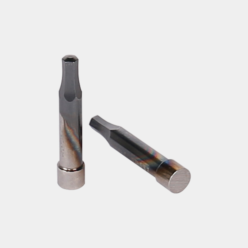 Hss Core Pins Steel Straight Punch Pins Ejector Pin  with Coating Black Tin